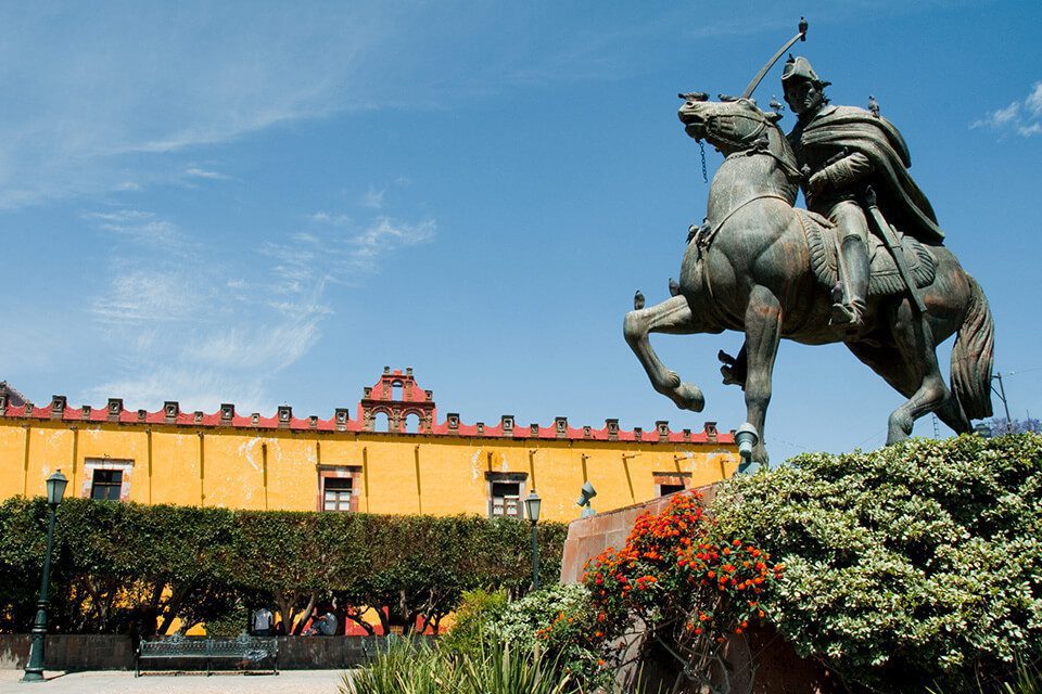 Civica square, San Miguel de Allende, Mexico — Photo by naticastillog