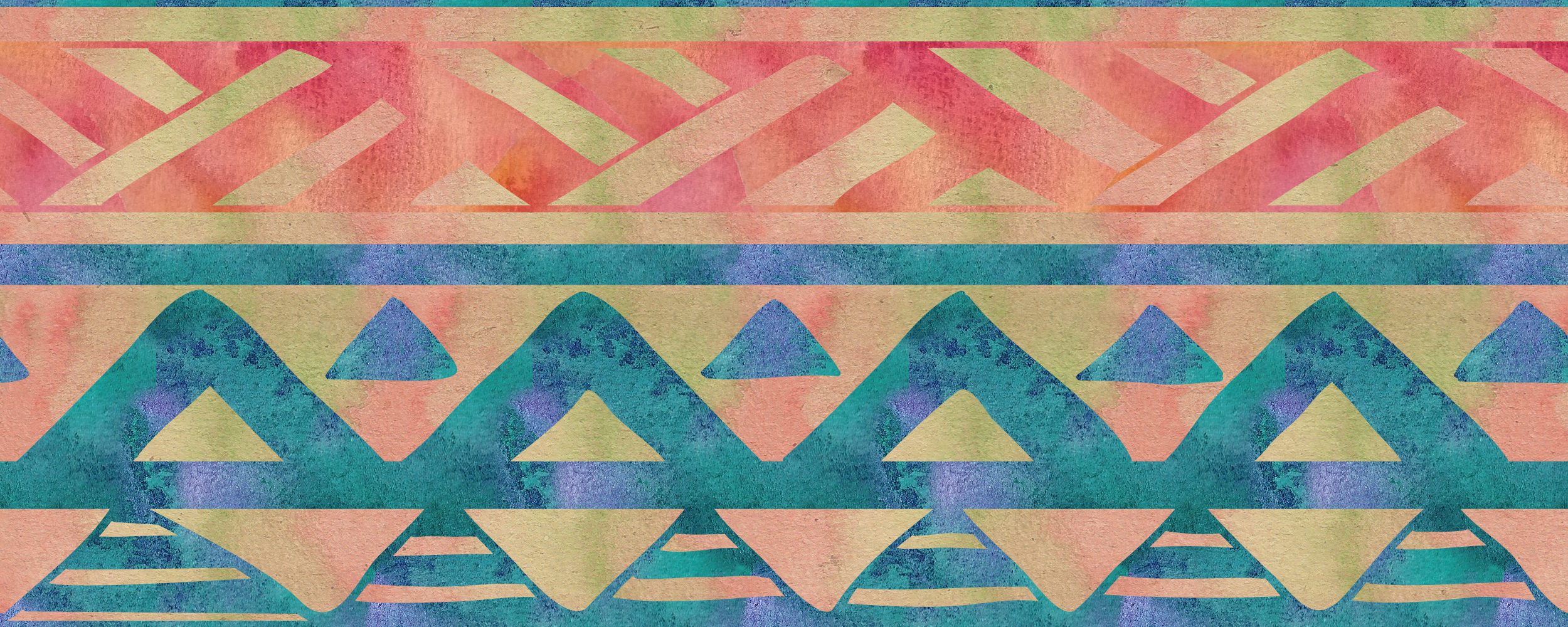 pastel tribal pattern