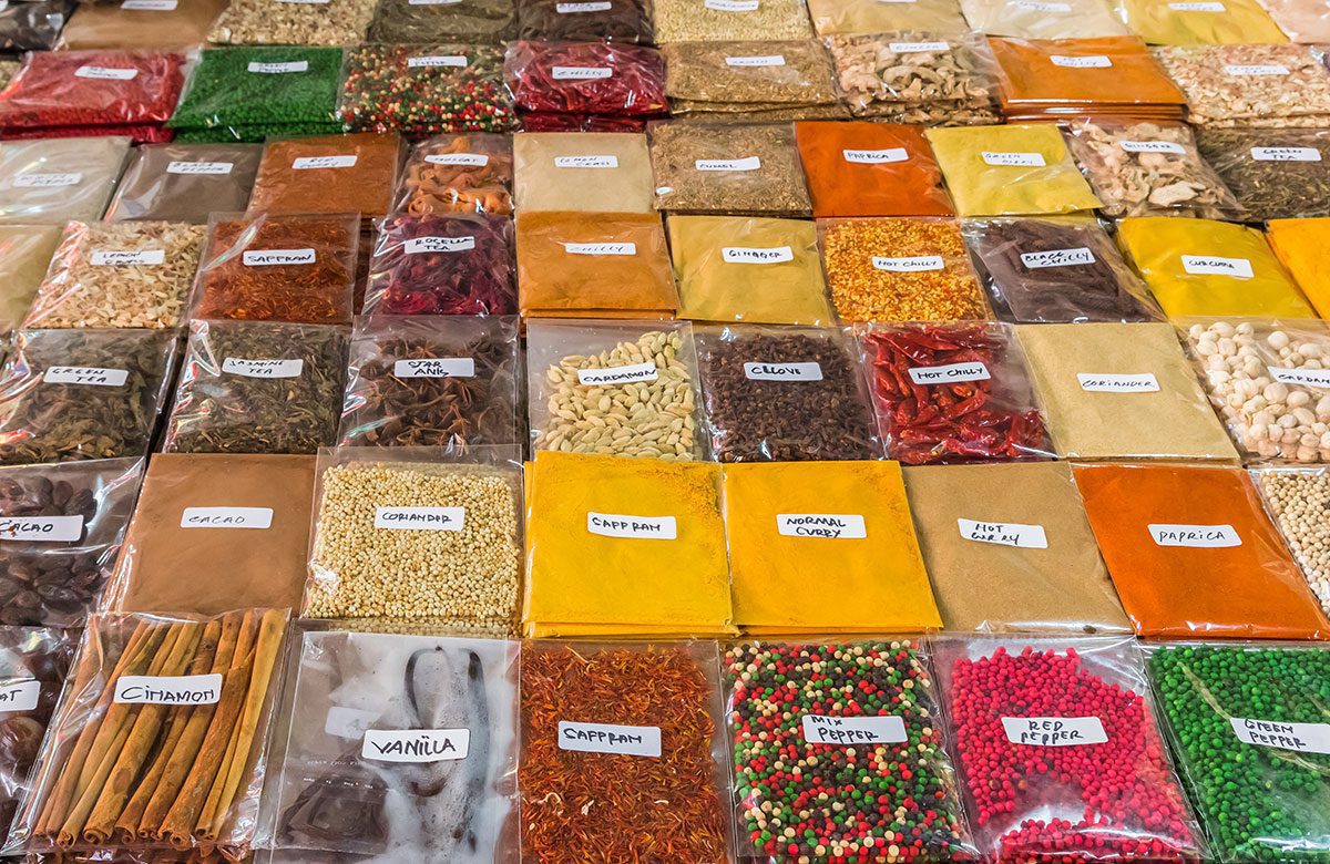 Packaged spices in Indonesia