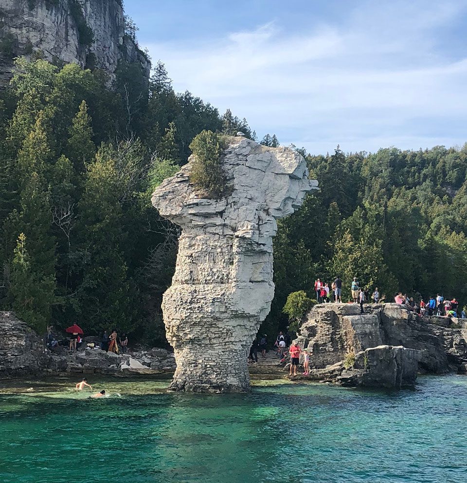 Flowerpot in Tobermory, Ontario