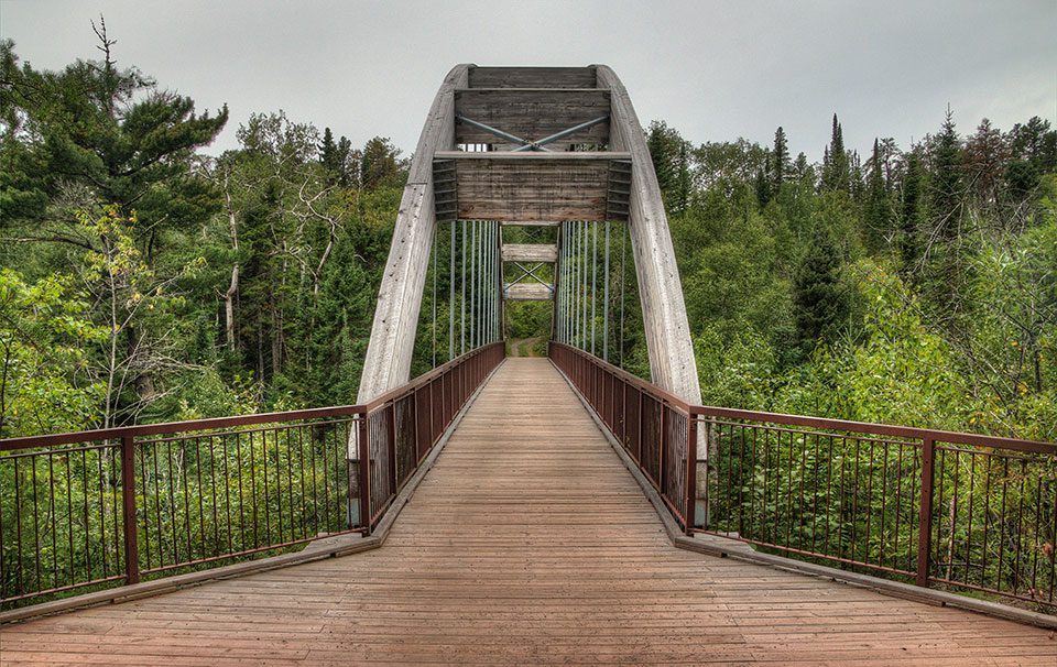Bridge at Ouimet Canyon, Ontario