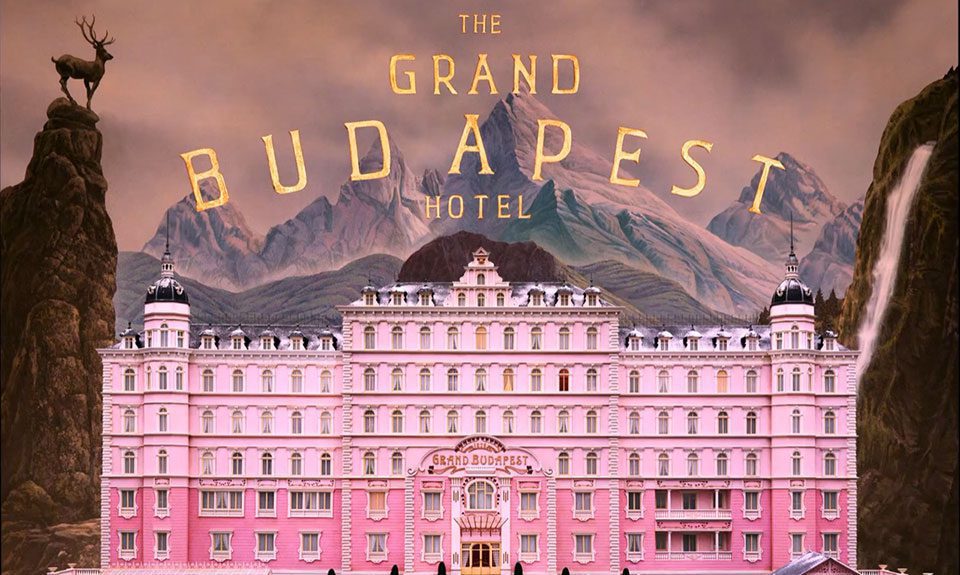 Movie still from the Grand Budapest Hotel