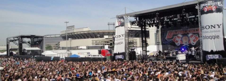 The crowd at Bamboozle music festival
