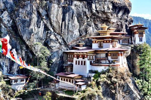 Tiger's Nest Monastery in Bhutan 