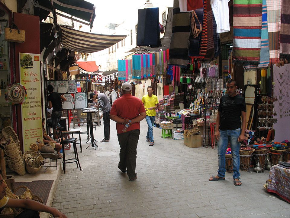 Diana's driver Abdul walks 10 paces ahead of the sisters