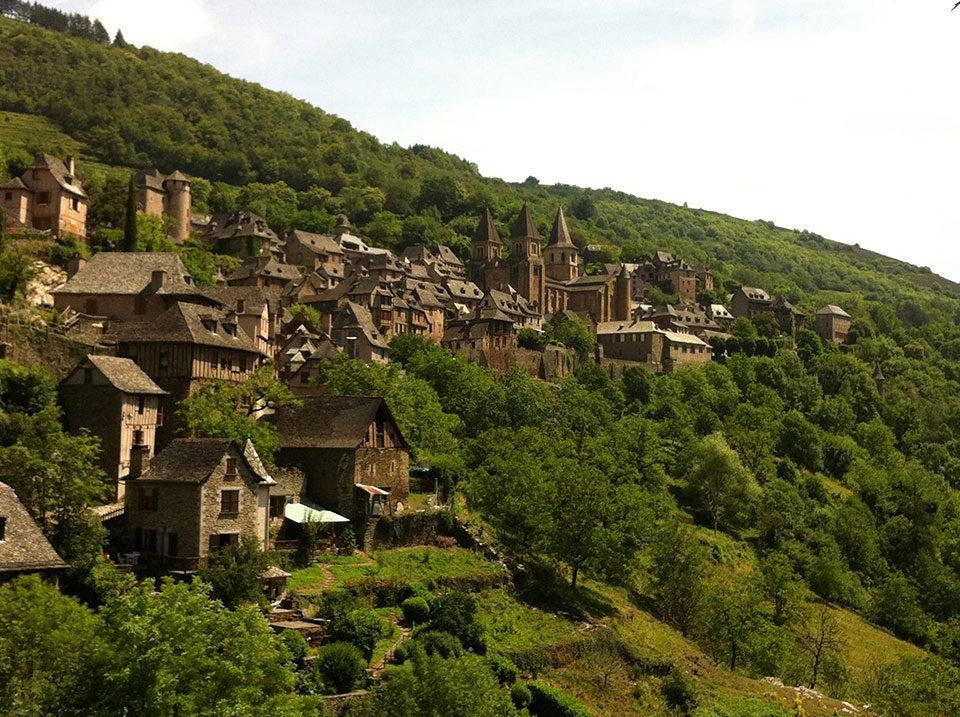 Architecture along the Camino de Santiago trail inSp