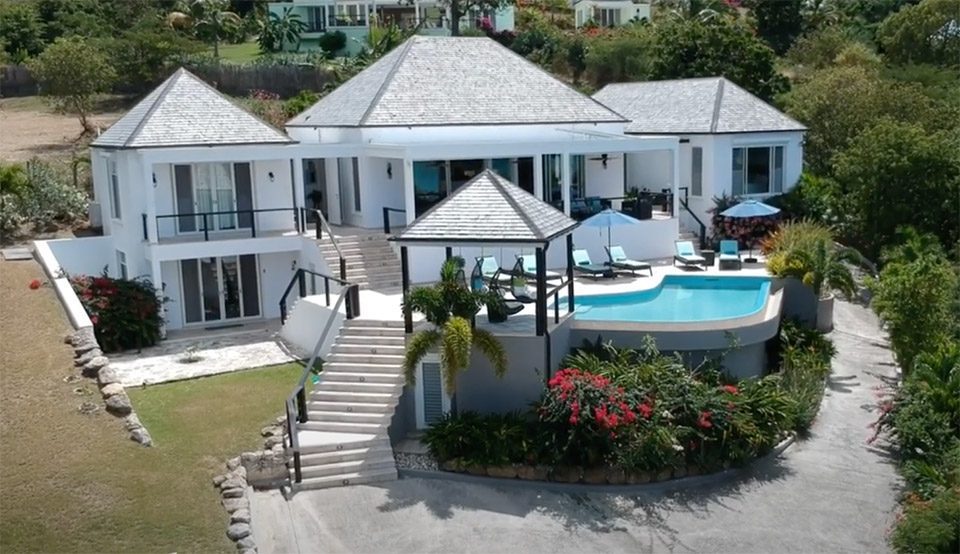 Diana Eden's sprawling villa in Antigua