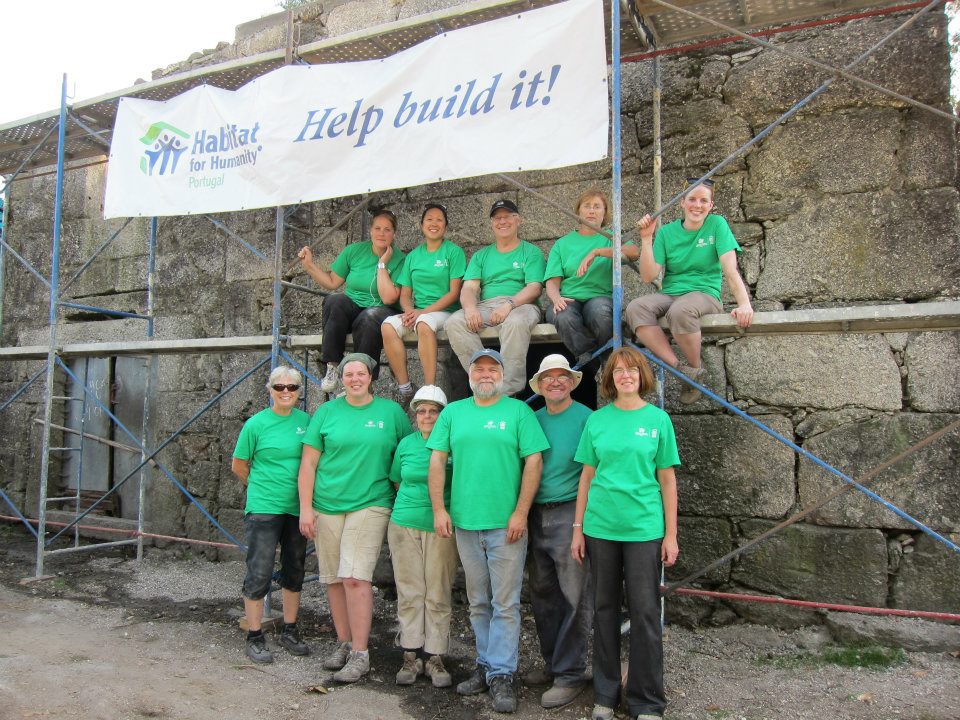 Kristina's Habitat for Humanity team