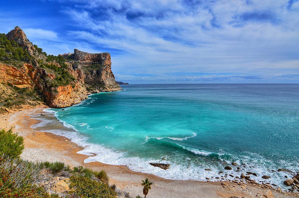 A beach in Costa Blanca, Spain