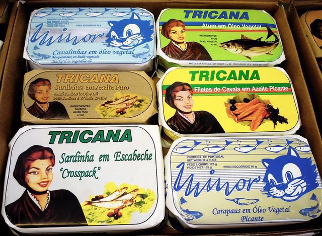 Tins of sardines in Lisbon, Portugal