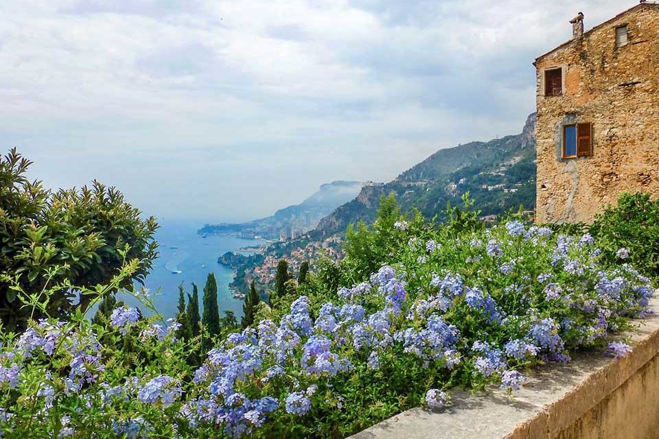 Looking out a scenic view in southern France