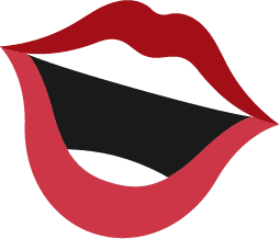Happy lips illustration