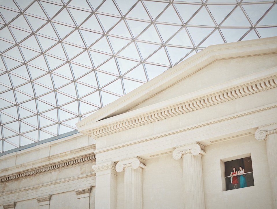 Interior at the British Museum, London