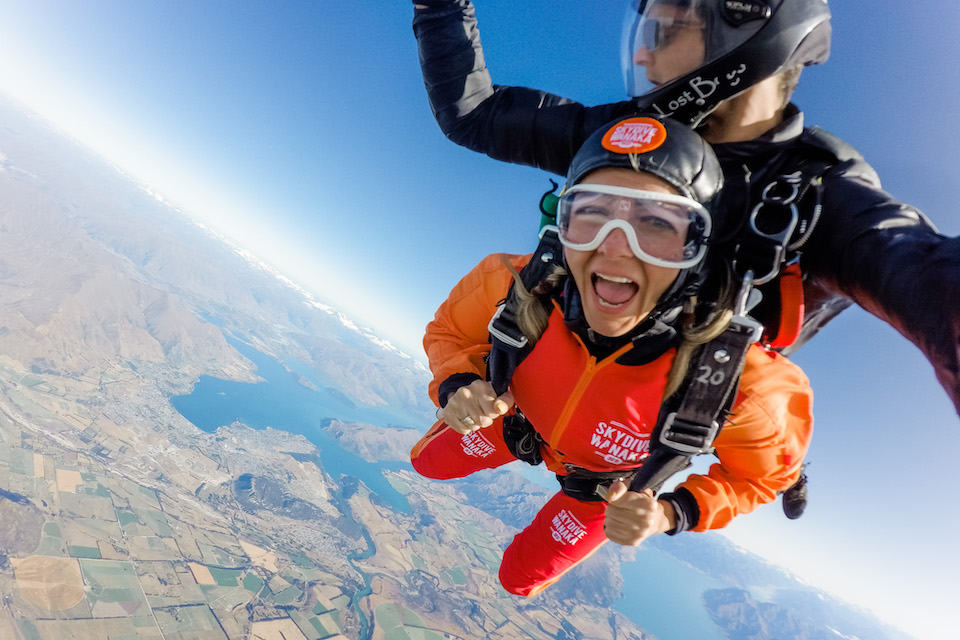 Amanda's tandem skydive was the biggest adrenaline rush our terrified-of-heights Editor has ever experienced