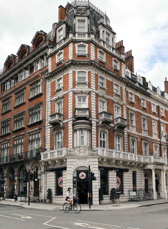 An old style building in London, UK