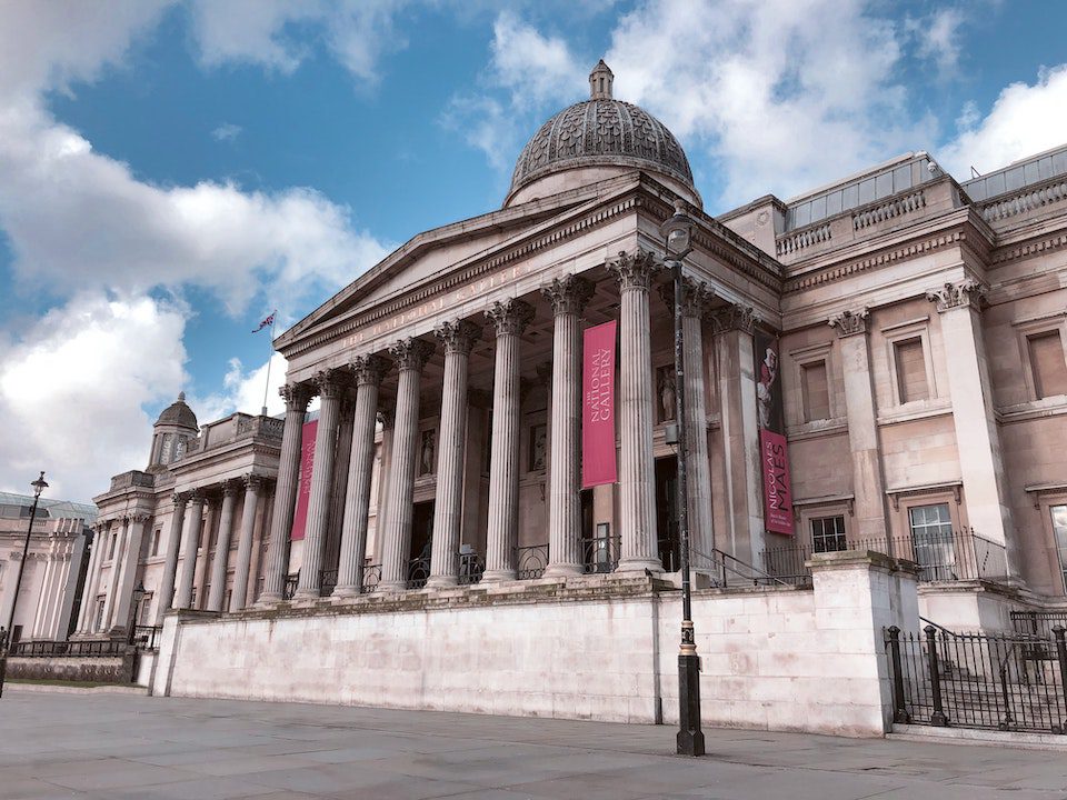 The National Gallery in London, England