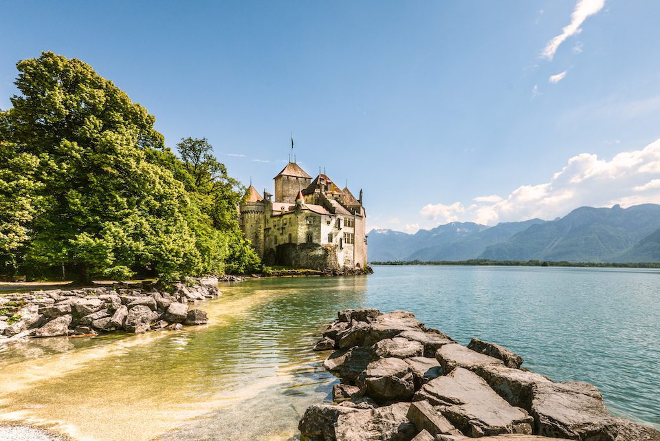 Chillon Castle Lake, Switzerland