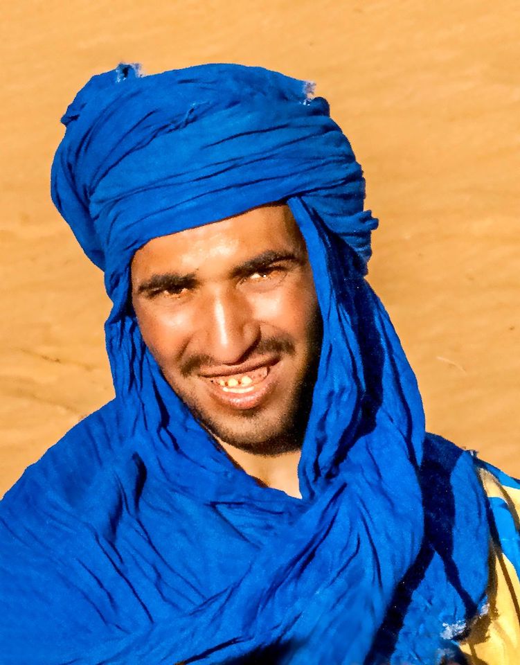 Bedouin man in Morocco | Photo by Diana Moore-Ede