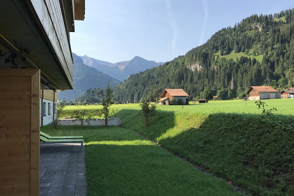 The apartment Pauline and her husband rent every summer in the Swiss Alps. After 20 years of staying different places, they chose this as their favourite