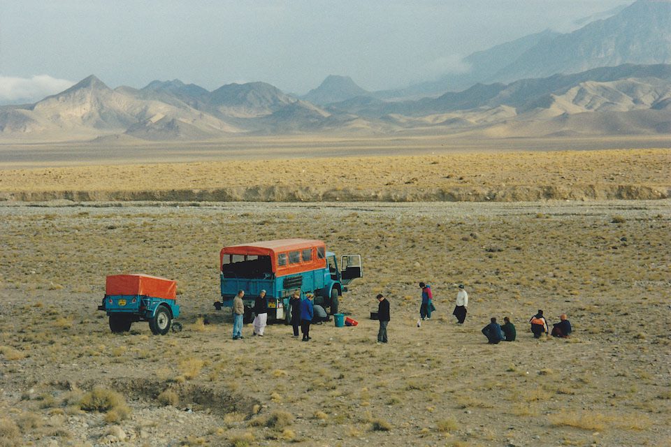 A roadside stop in Iran