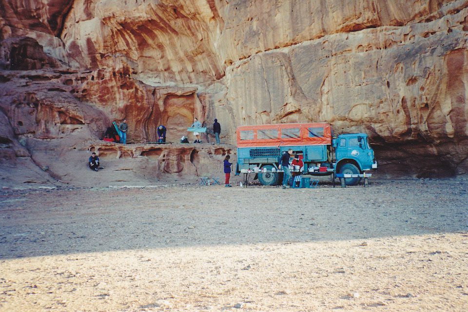 Desert camp in Wadi Rum
