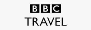 Text logo of BBC Travel