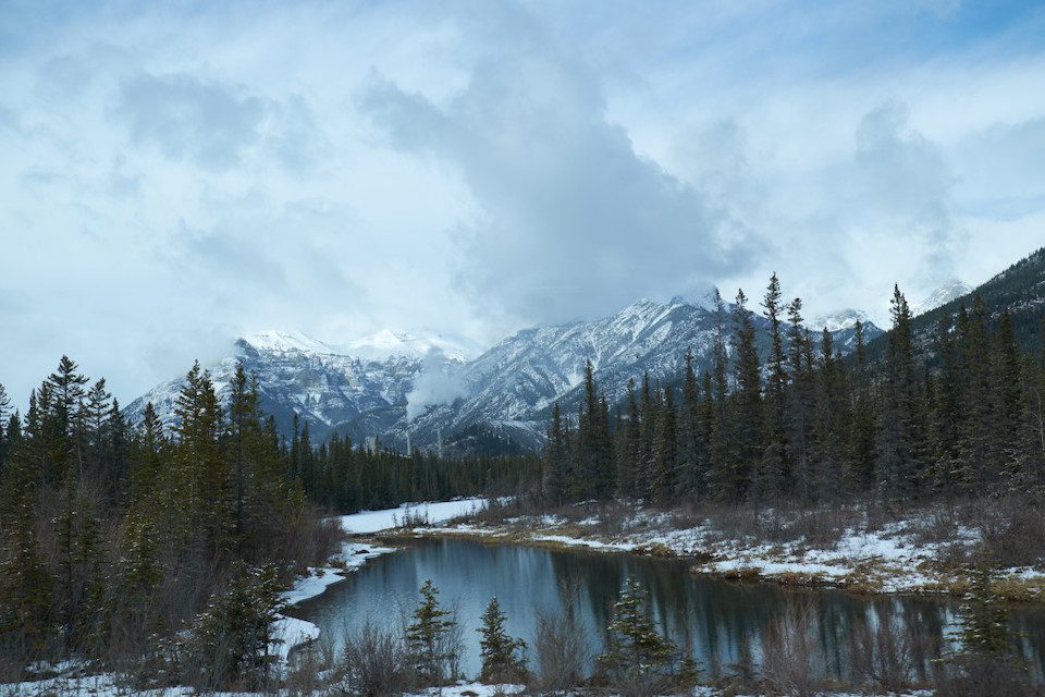 Winter in the Canadian Rockies