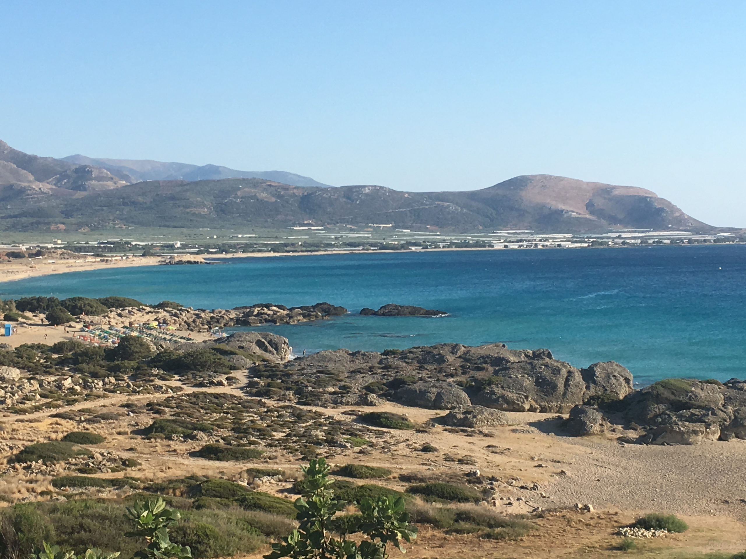 stunning beach with rocky shore