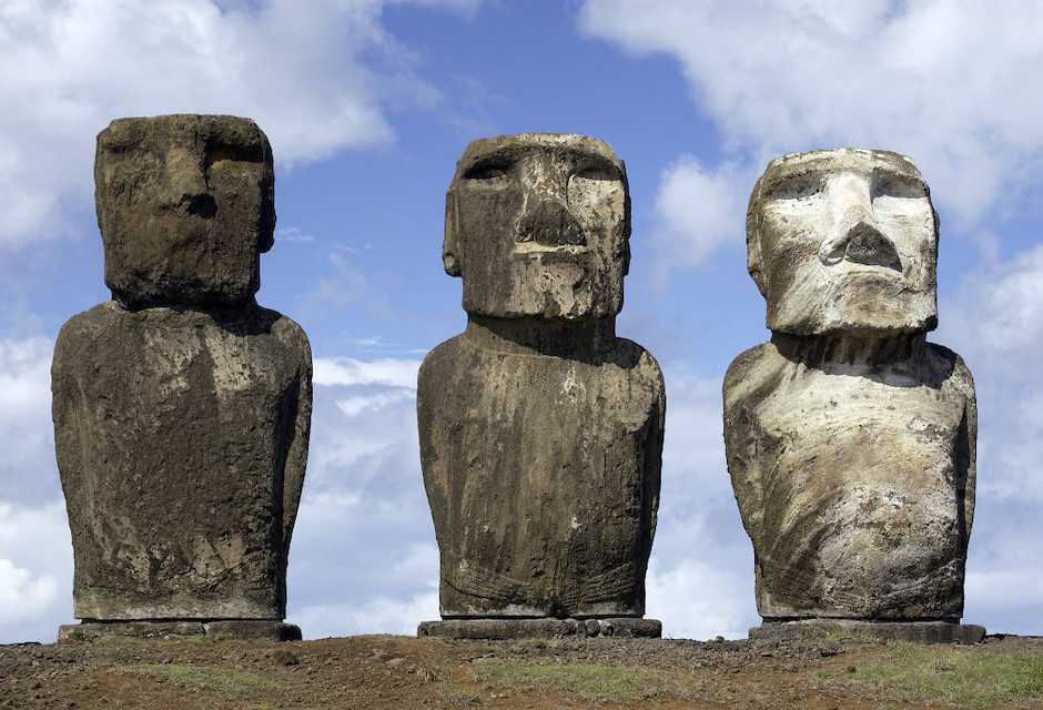 Moai on Easter Island