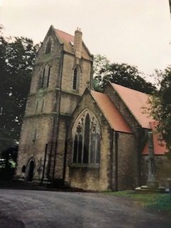 Glencorse Parish Church, where Joy was baptized