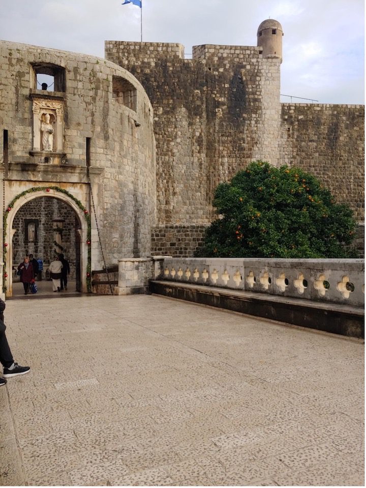 Entrance to the old city of Dubrovnik, taken by Wendy on a trip there in 2019
