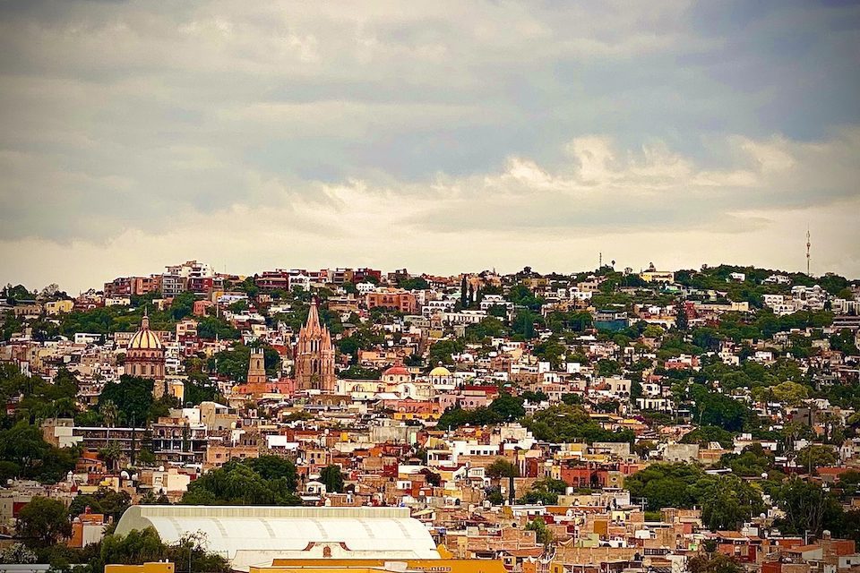 Overlooking the beautiful city of San Miguel de Allende