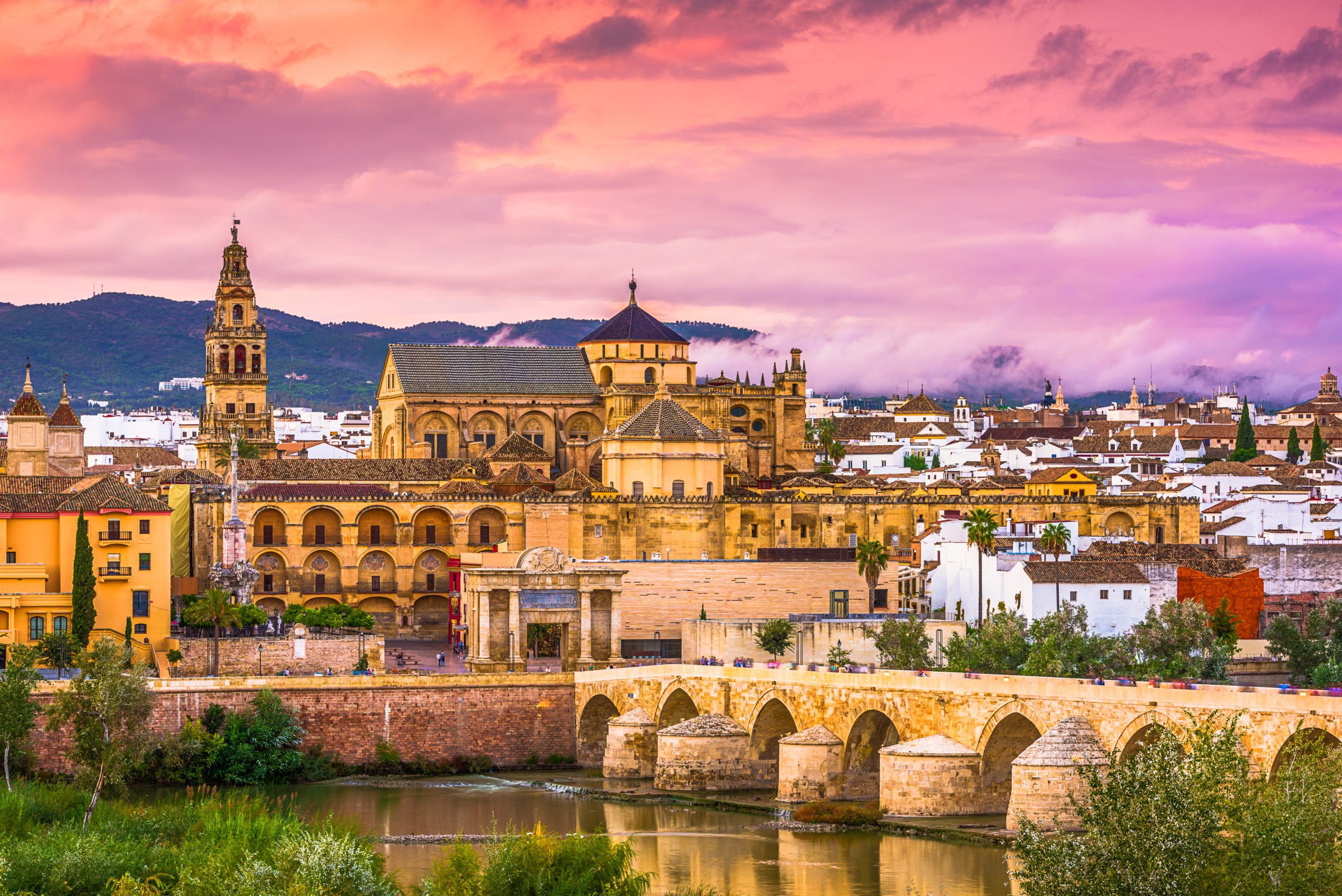 evening view of Cordobe Spain