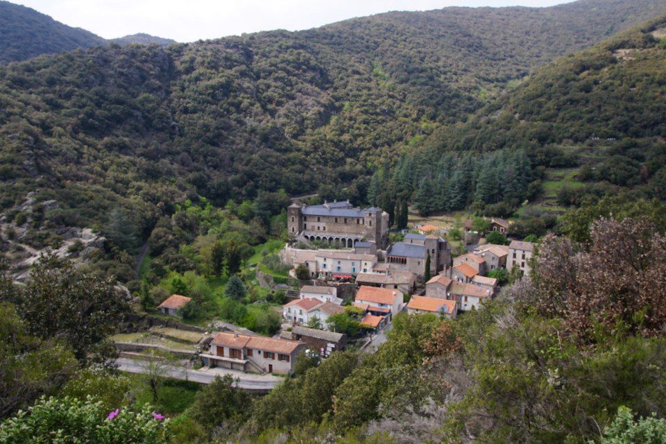 A small village in the countryside of France