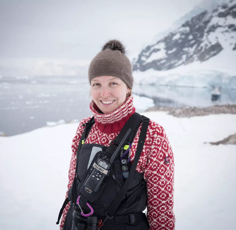 Franny of Wild Women Expeditions in Antarctica