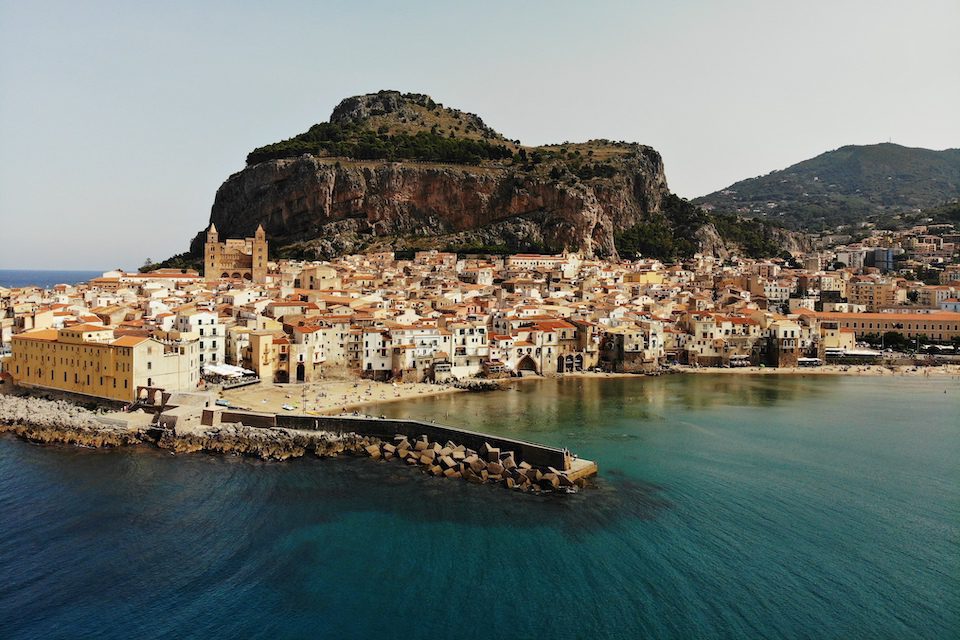 Overlooking Cefalu, Sicily