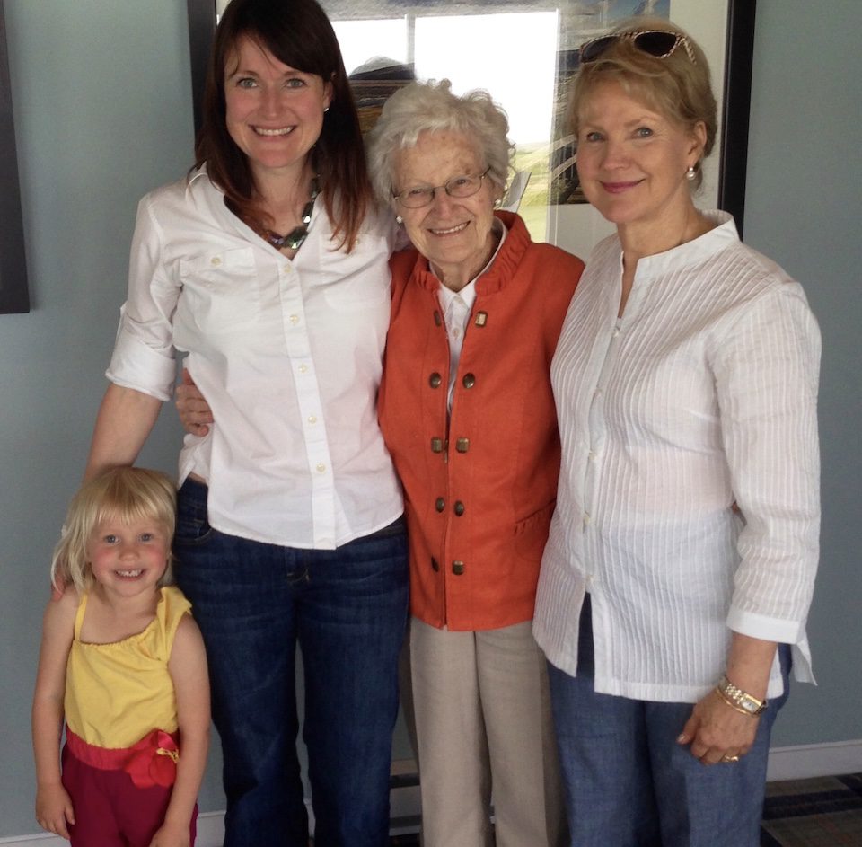 Four generations of world travellers