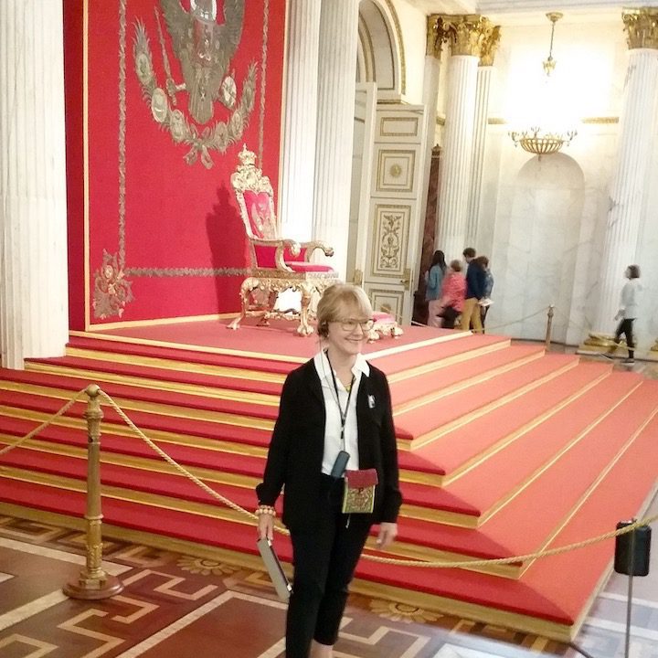 Karen Barclay in St Petersburg, Russia