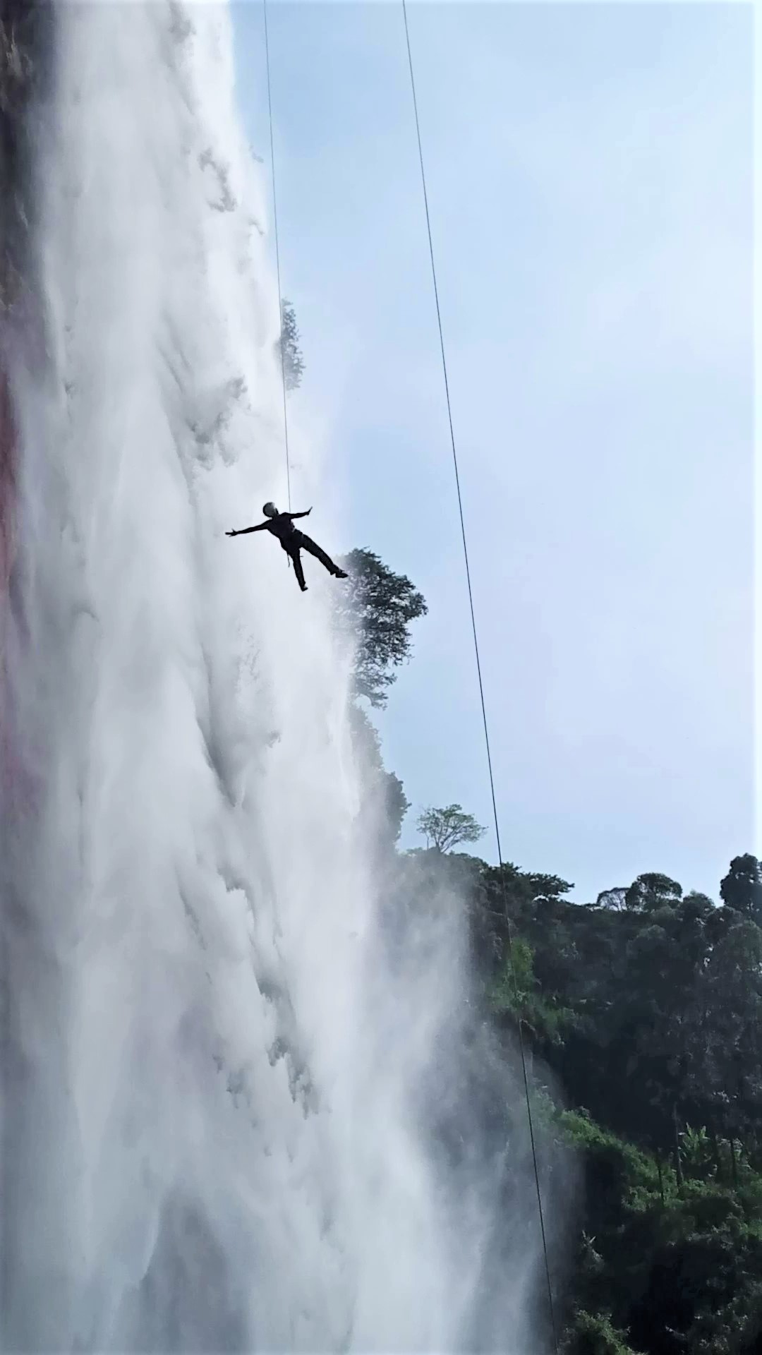 Descending Sipi Falls two