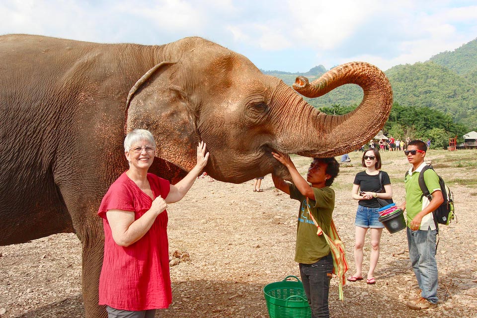 Barbara Weibel Thailand Mae Taeng at Elephant Nature Park