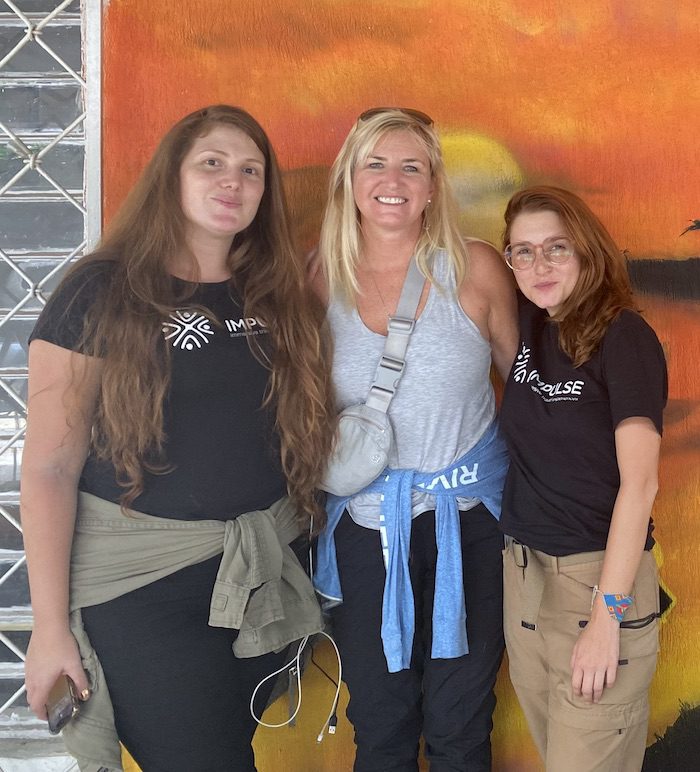 Carolyn with Guides in Medellin