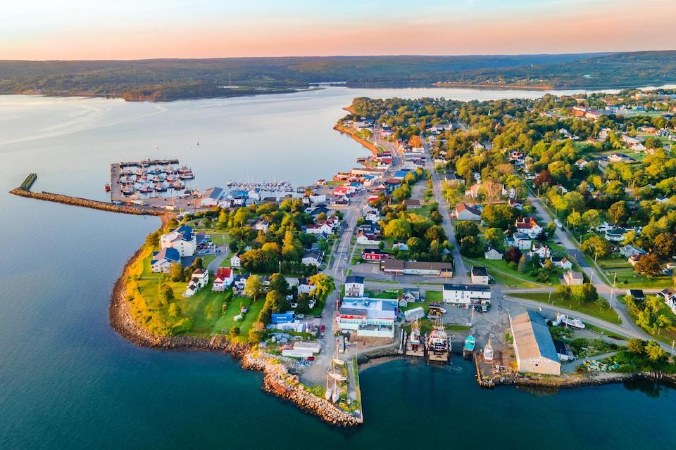 Digby on the coast of Nova Scotia