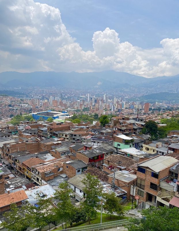 Overlooking Medellin Colombia From Above