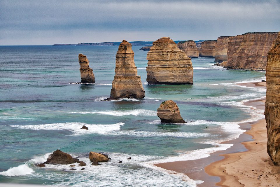 12 Apostles rock formation along the Great Ocean Road, Australia