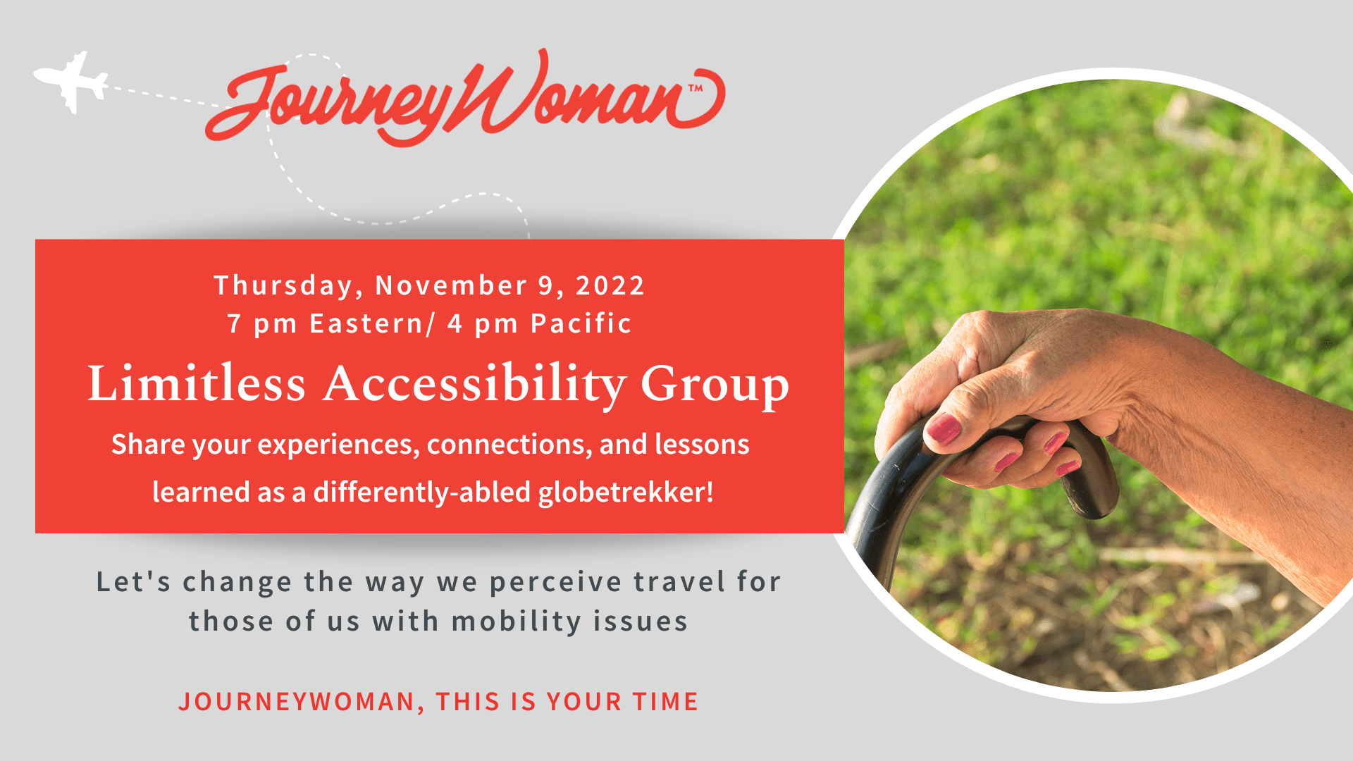 Join us on our 2022 JourneyWoman community calls