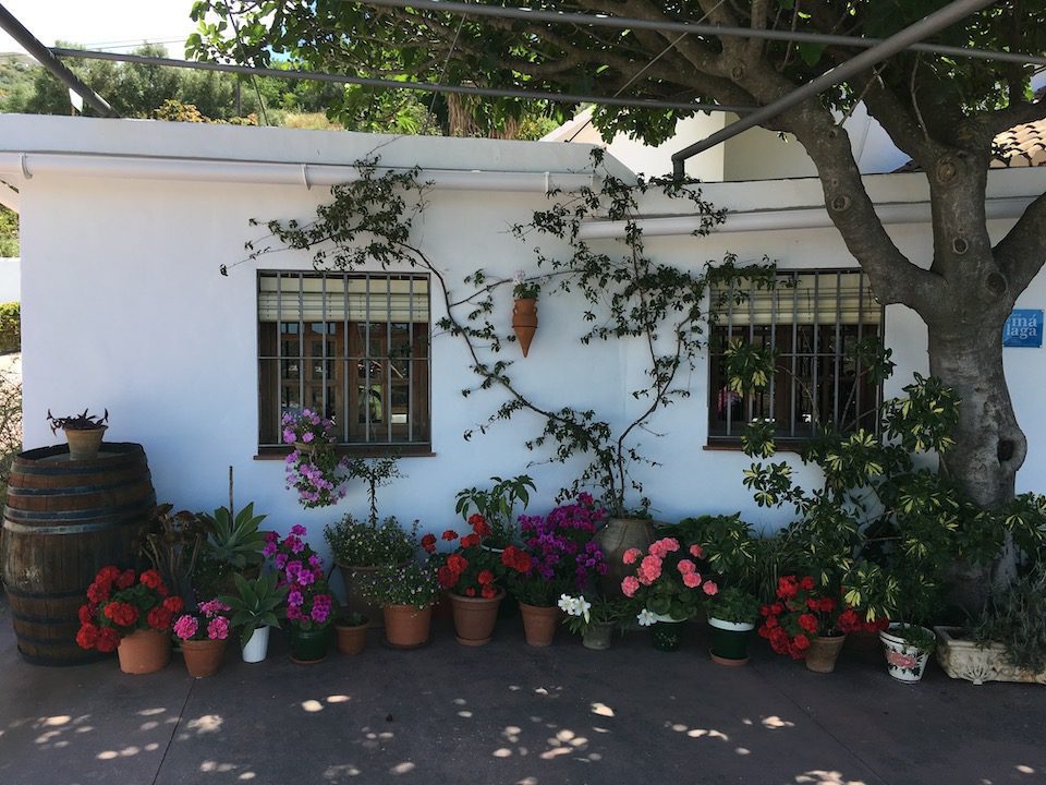 Exterior wall of a villa in La Herradura, Spain