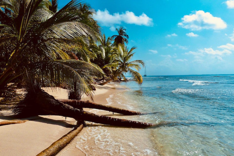 Beach of San Blas Islands, Panama