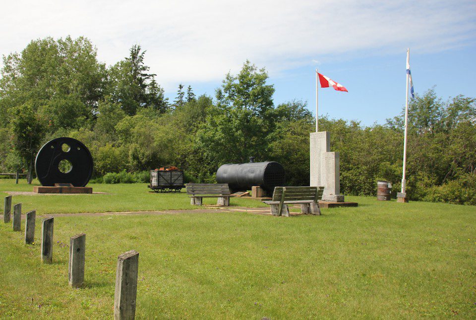  Items from the iron mines in Londonderry village square