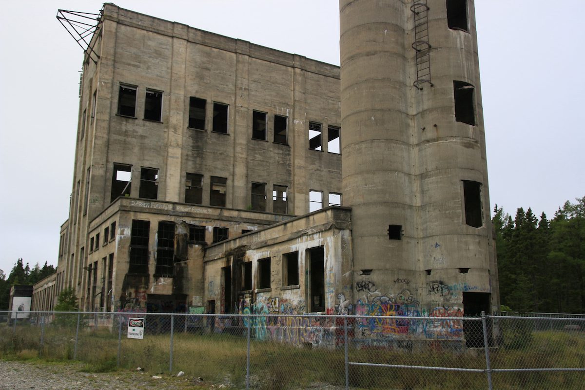 The abandoned Old Mill outside of Gander, Newfoundland