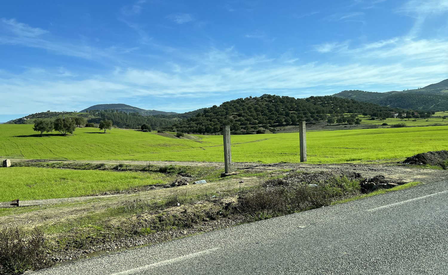 Green Fields Near Meknes Morocco